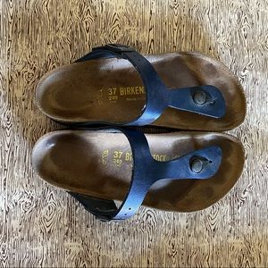 BIRKENSTOCK Gizeh Metallic Blue SZ37